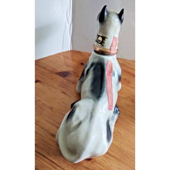 VINTAGE 1976 GREAT DANE DOG JAMES BEAM REGAL CHINA DECANTER BOTTLE ~ EMPTY - Picture 4 of 16